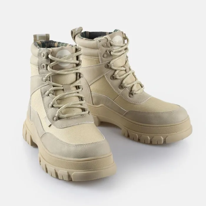 Shop Boots and AnkleBoots BUFFALO Nova Com Creme