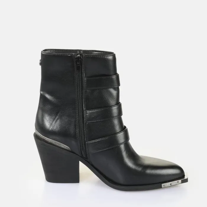 Shop Boots and AnkleBoots BUFFALO West Biker Lo Black