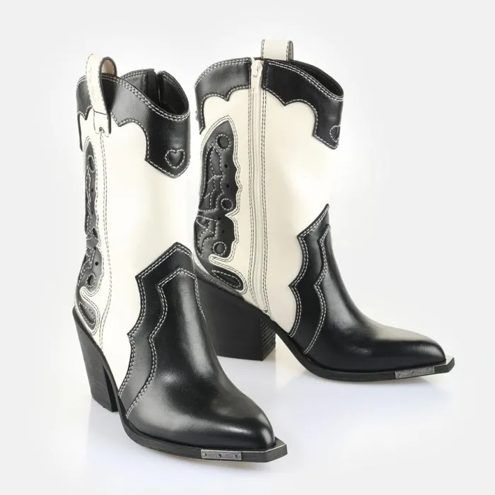 Shop Boots and AnkleBoots BUFFALO West Boot Mid Whiteblack