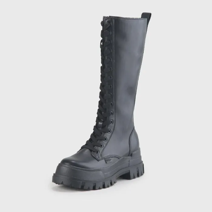 Shop Boots BUFFALO Aspha ON Men CombatBoot Vegan Schwarz Black
