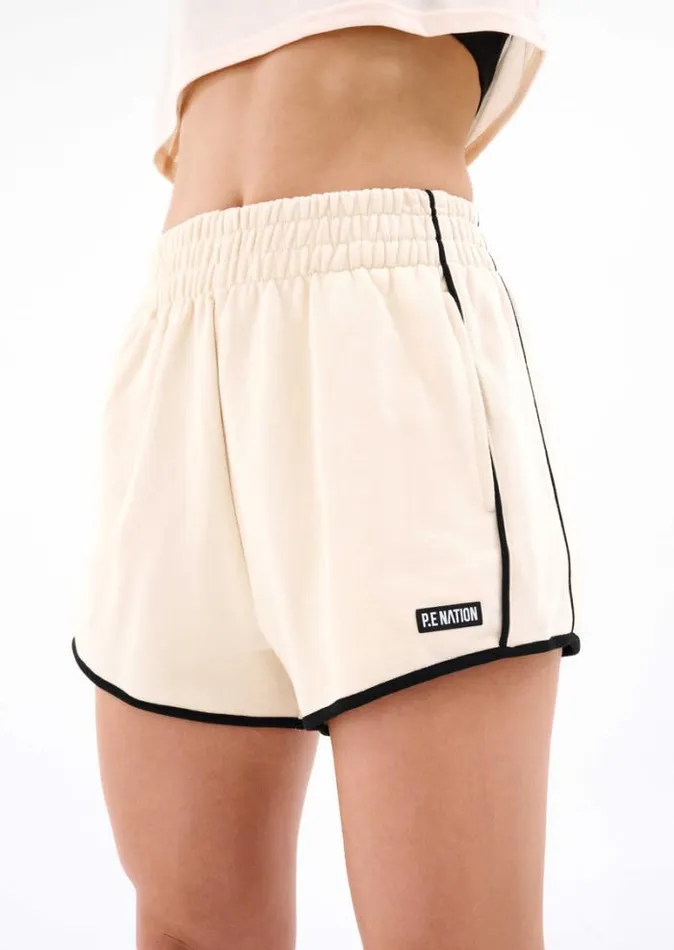 Shop CALLISTO SHORT IN PEARLED IVORY PE Nation Shorts