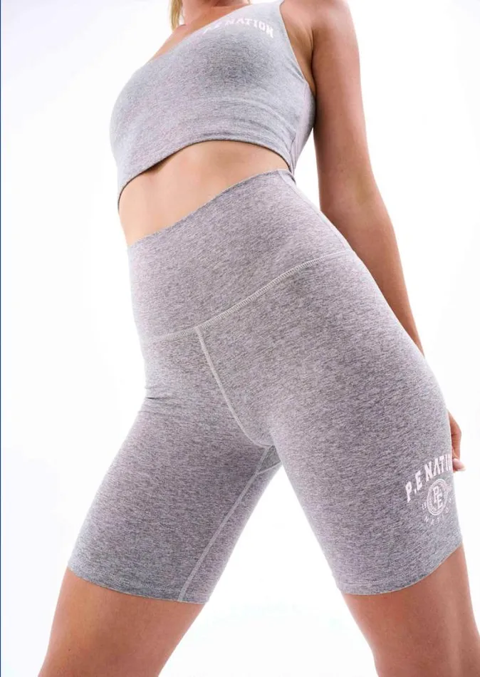 Shop CAMINO BIKE SHORT IN GREY MARL PE Nation Shorts