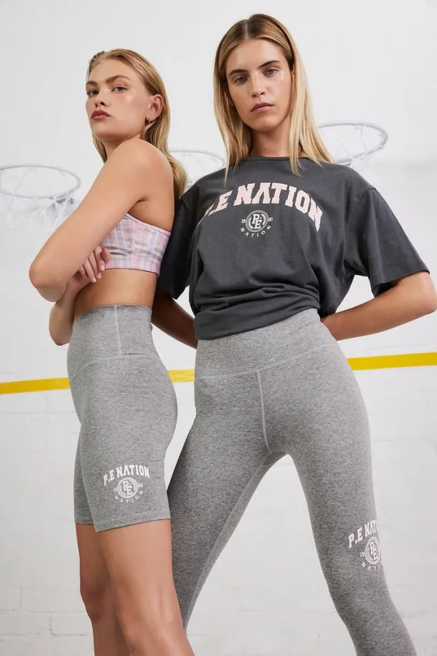 Shop CAMINO BIKE SHORT IN GREY MARL PE Nation Shorts