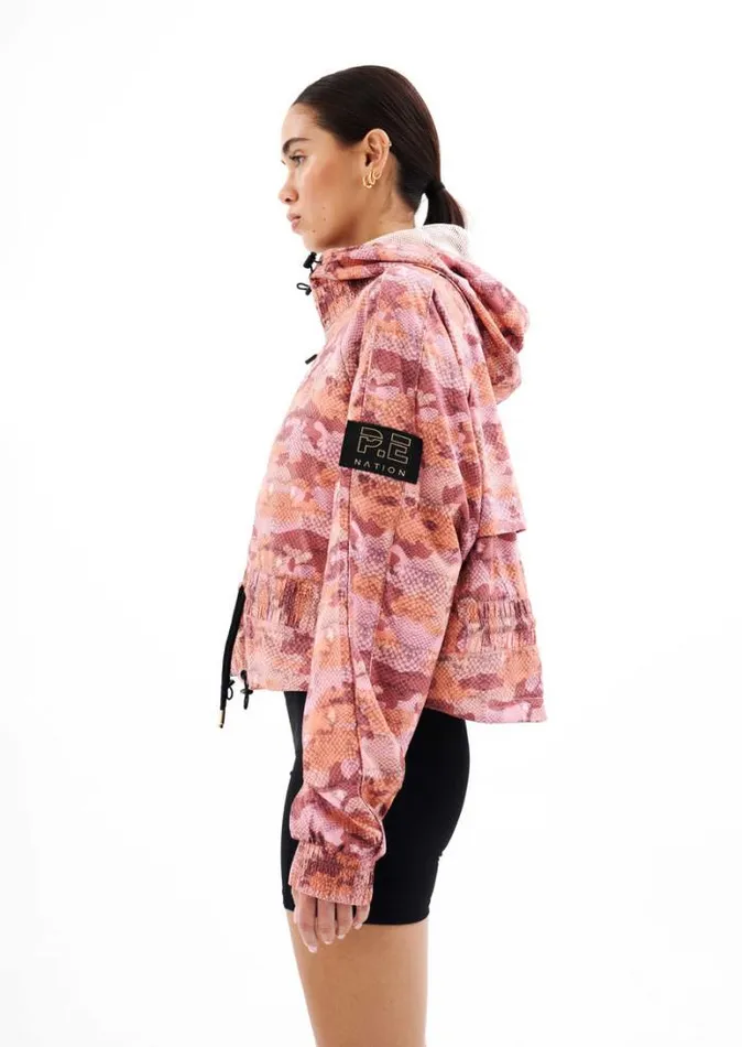 Shop CEREUS JACKET IN SNAKE CAMO PRINT PE Nation Jackets
