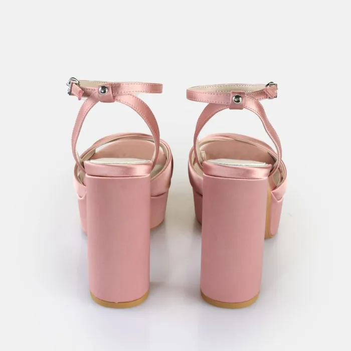 Shop Heels BUFFALO Jessie Cross Blush