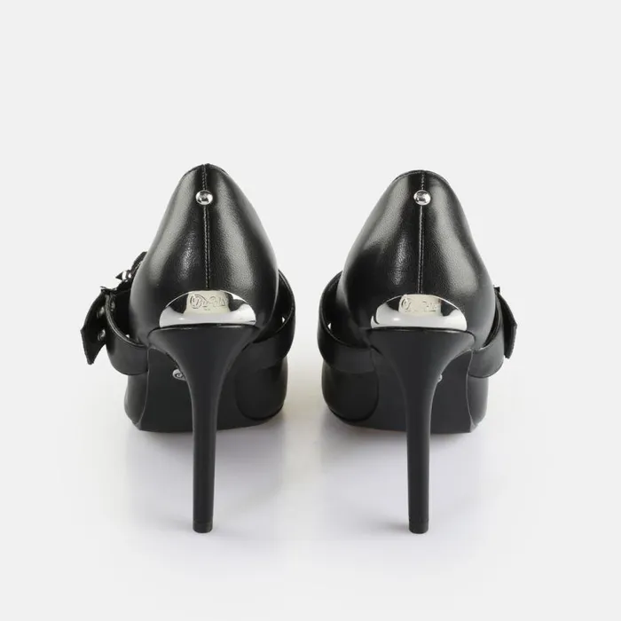 Shop Heels BUFFALO Juliet Pump Belt Black
