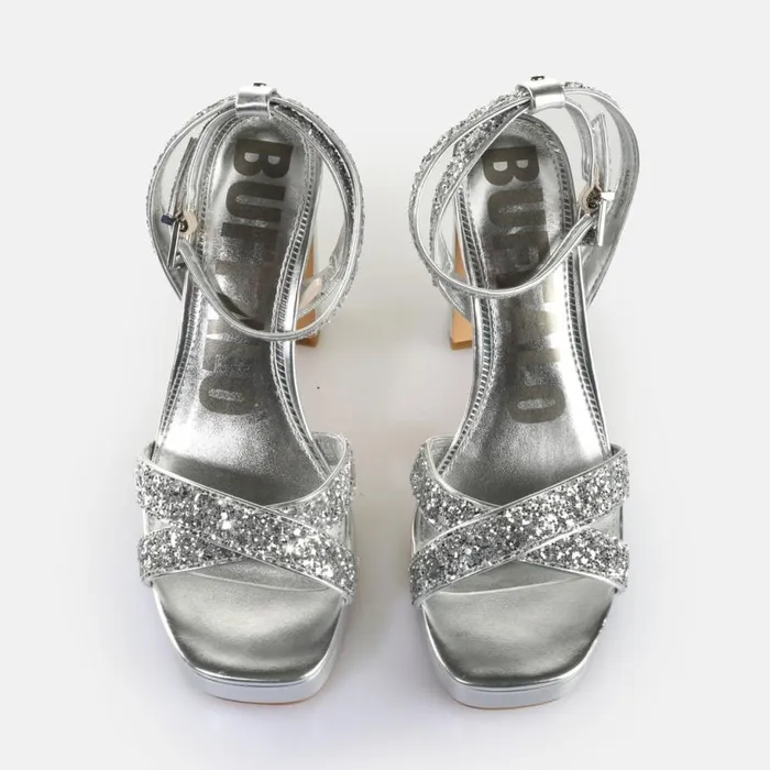 Shop Heels BUFFALO June Glam Silver