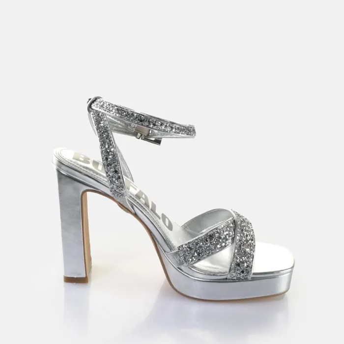Shop Heels BUFFALO June Glam Silver
