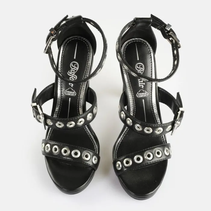 Shop Heels BUFFALO Pepper Belt Black