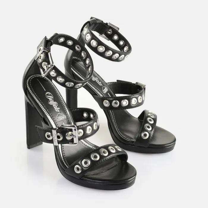 Shop Heels BUFFALO Pepper Belt Black