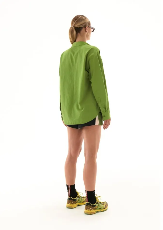 Shop INTERVAL SHIRT IN PERIDOT PE Nation Long Sleeve Tops