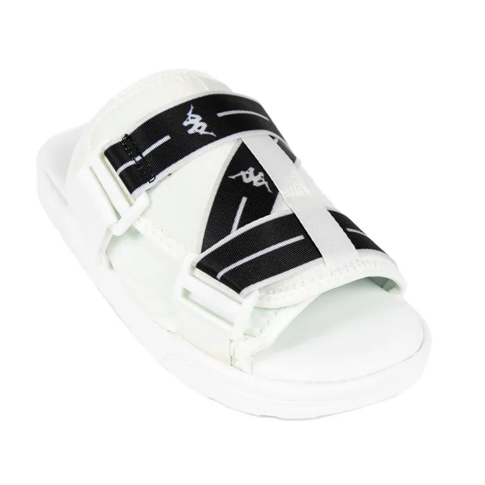 Shop Kappa Footwear Authentic Jpn Mitel 2 Sandals White Black