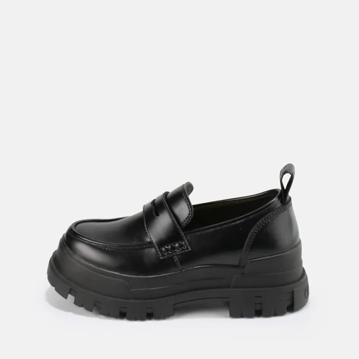 Shop Lace Up Shoes BUFFALO Aspha Loafer Black