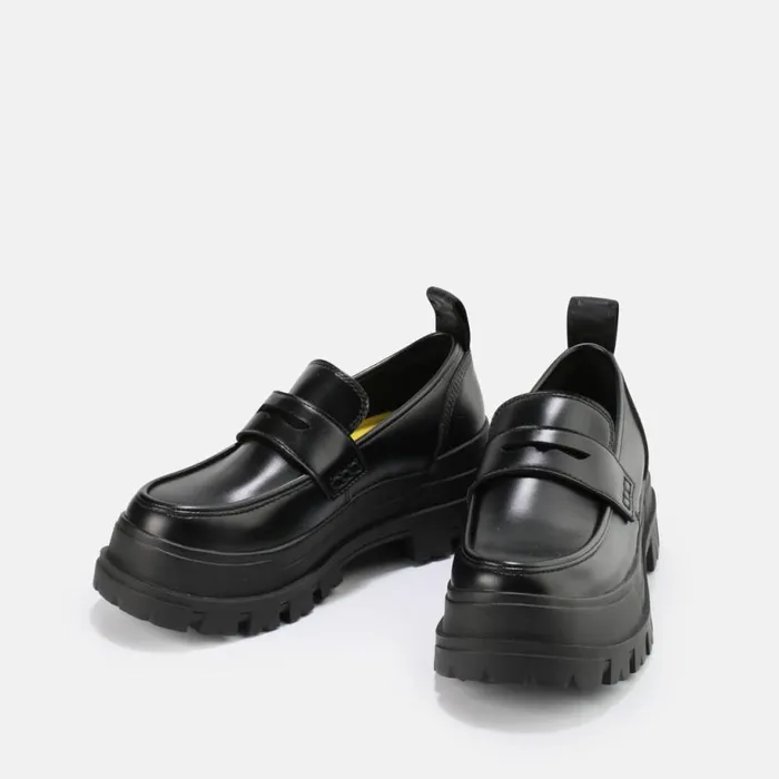 Shop Lace Up Shoes BUFFALO Aspha Loafer Black
