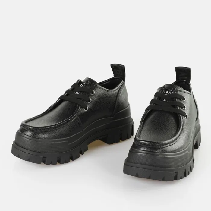 Shop Lace Up Shoes BUFFALO Aspha Wallaby Black