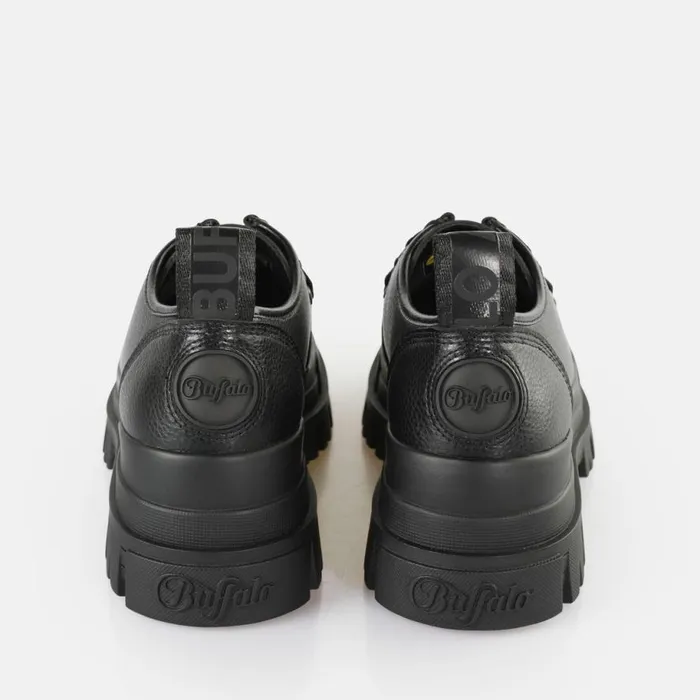 Shop Lace Up Shoes BUFFALO Aspha Wallaby Black