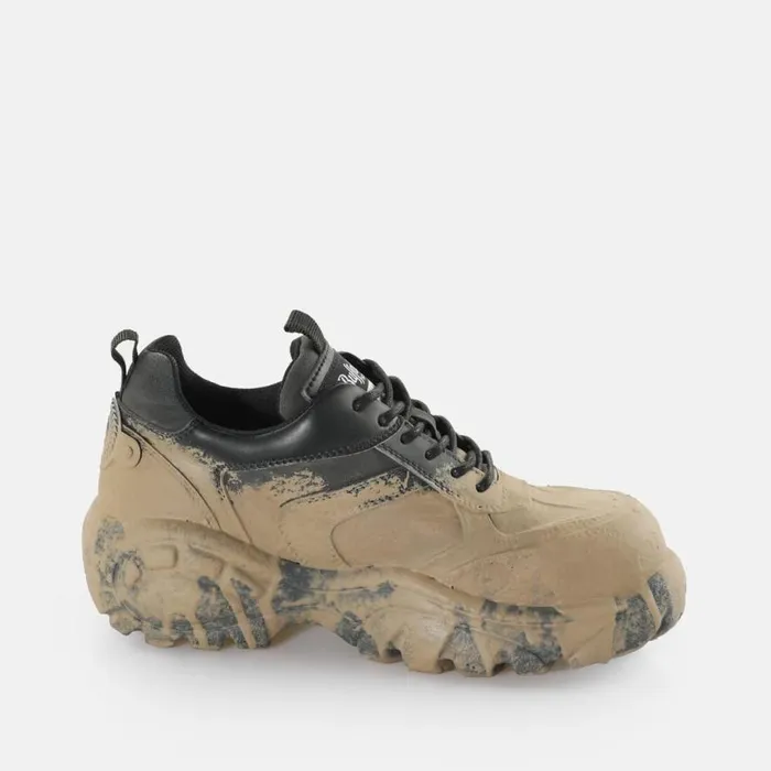 Shop Lace Up Shoes BUFFALO X Herrensauna Mudd Trakker Beige