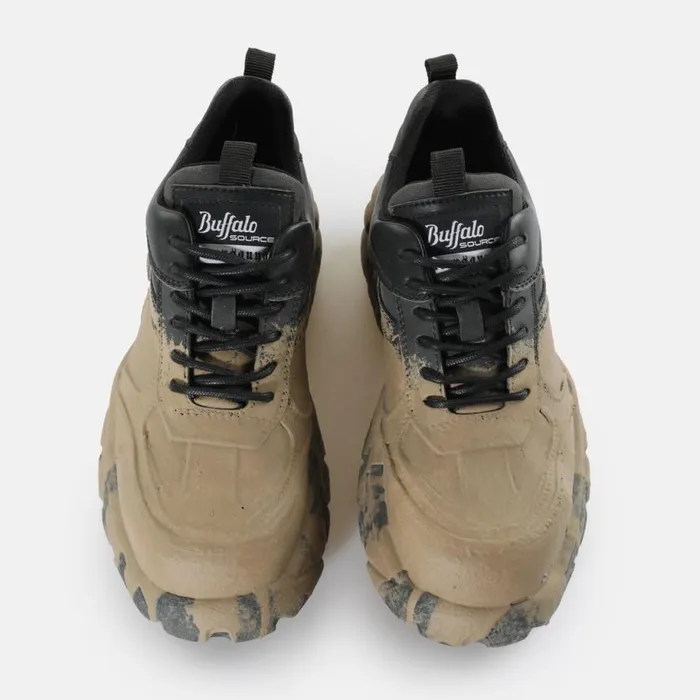 Shop Lace Up Shoes BUFFALO X Herrensauna Mudd Trakker Beige