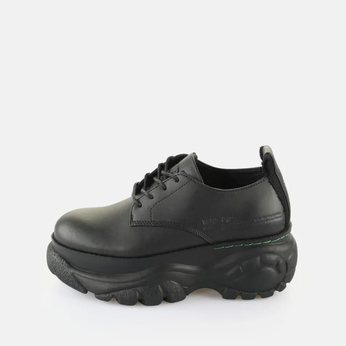 Shop LaceUps and Loafer BUFFALO SHIFT08M990 8211 VEGAN CORN BASED NAPPA 8211 BLACK Black