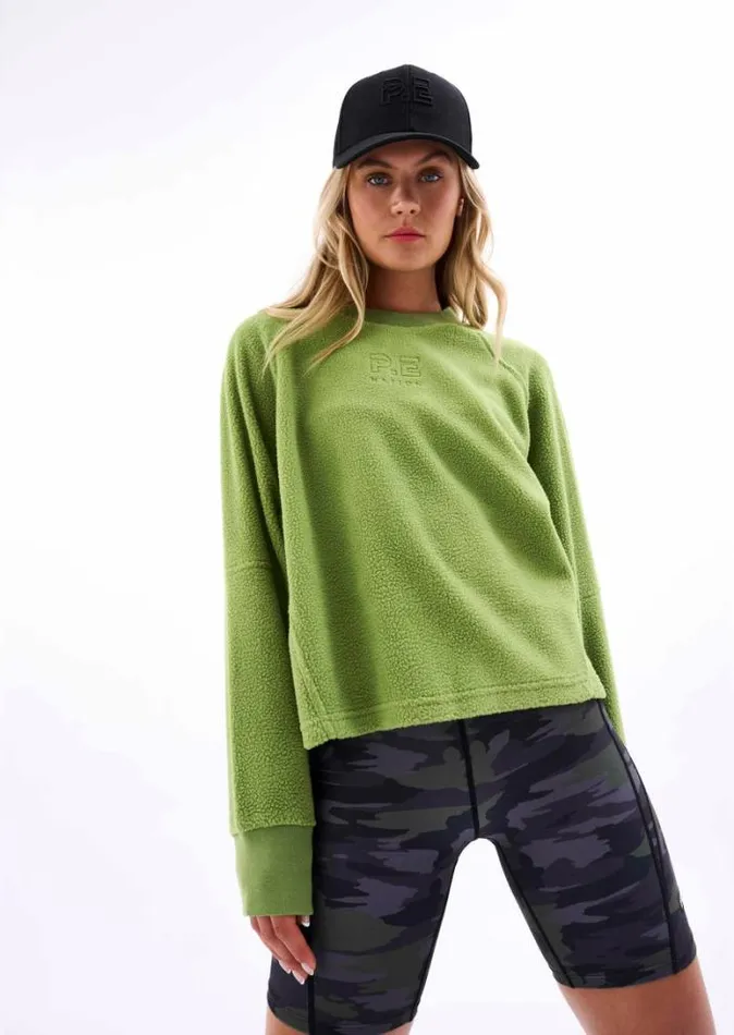 Shop OAKMONT SWEAT IN PERIDOT PE Nation Long Sleeve Tops