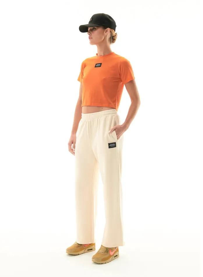 Shop OFF DUTY TRACKPANT IN PEARLED IVORY PE Nation Pants