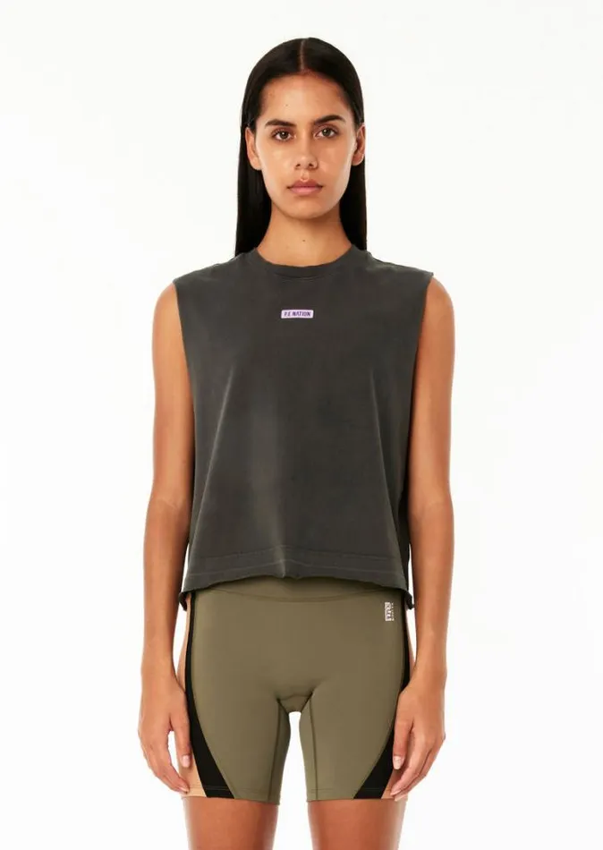 Shop PARAGON TANK IN DARK SHADOW PE Nation Tees and Tanks