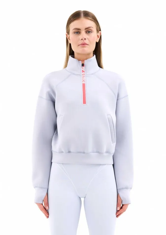 Shop PRESSBACK SWEAT IN GREY DAWN PE Nation Sweats