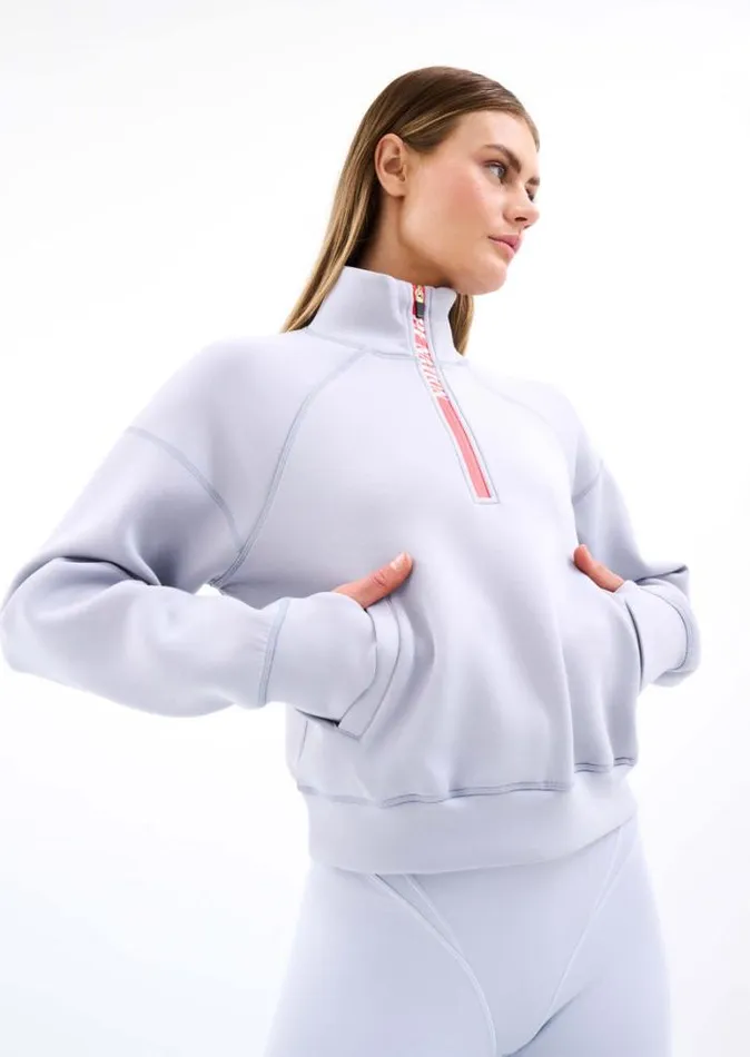 Shop PRESSBACK SWEAT IN GREY DAWN PE Nation Sweats