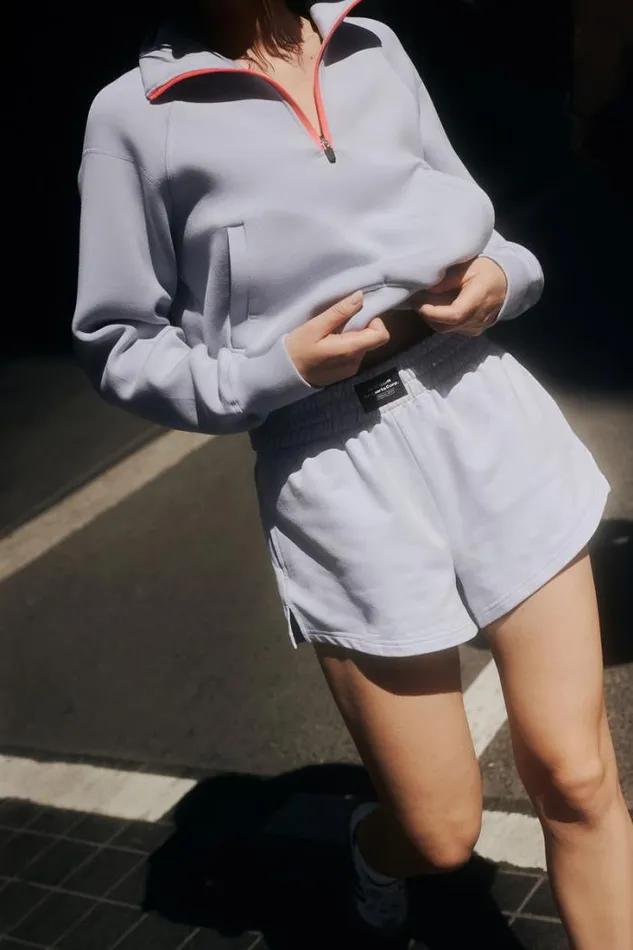 Shop PRESSBACK SWEAT IN GREY DAWN PE Nation Sweats