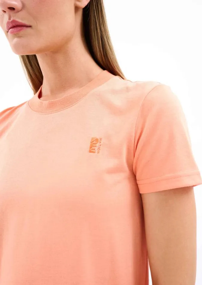 Shop PRIMARY SLIM FIT TEE IN CANTALOUPE PE Nation Tees and Tanks