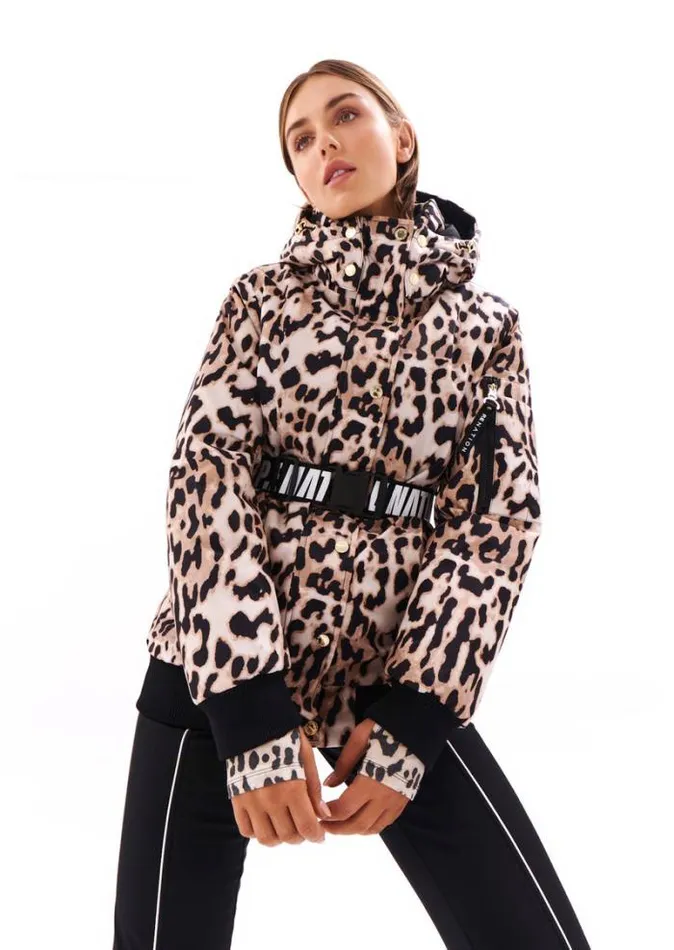 Shop SILVERTON SNOW JACKET IN LEOPARD PE Nation Jackets