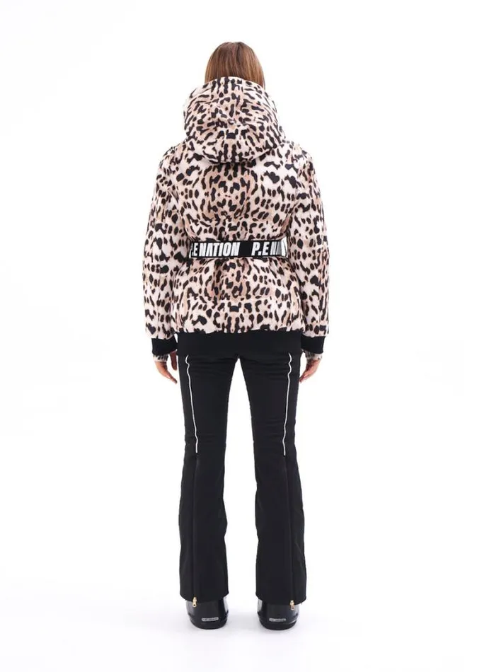 Shop SILVERTON SNOW JACKET IN LEOPARD PE Nation Jackets