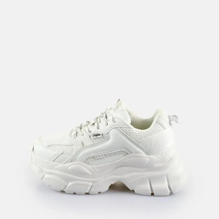 Shop Sneakers BUFFALO BFL PARA 8211 VEGAN NAPPAMESH 8211 WHITE White