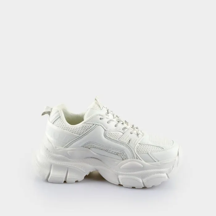 Shop Sneakers BUFFALO BFL PARA 8211 VEGAN NAPPAMESH 8211 WHITE White