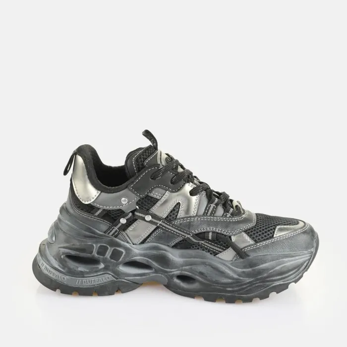 Shop Sneakers BUFFALO Triplet Hollow Vntg Blacksilver