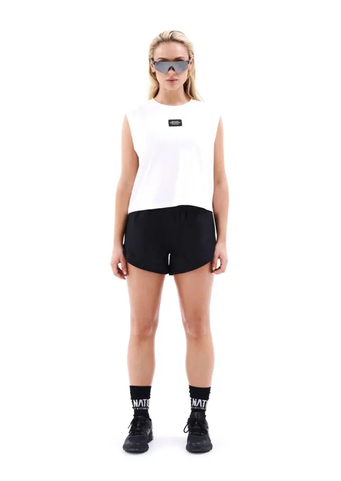 Shop UNDEFEATED TANK IN OPTIC WHITE PE Nation Tees and Tanks