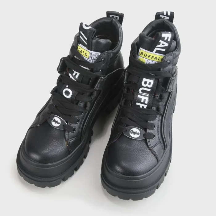 Shop Vegan Shoes BUFFALO Aspha NC Mid Men Black