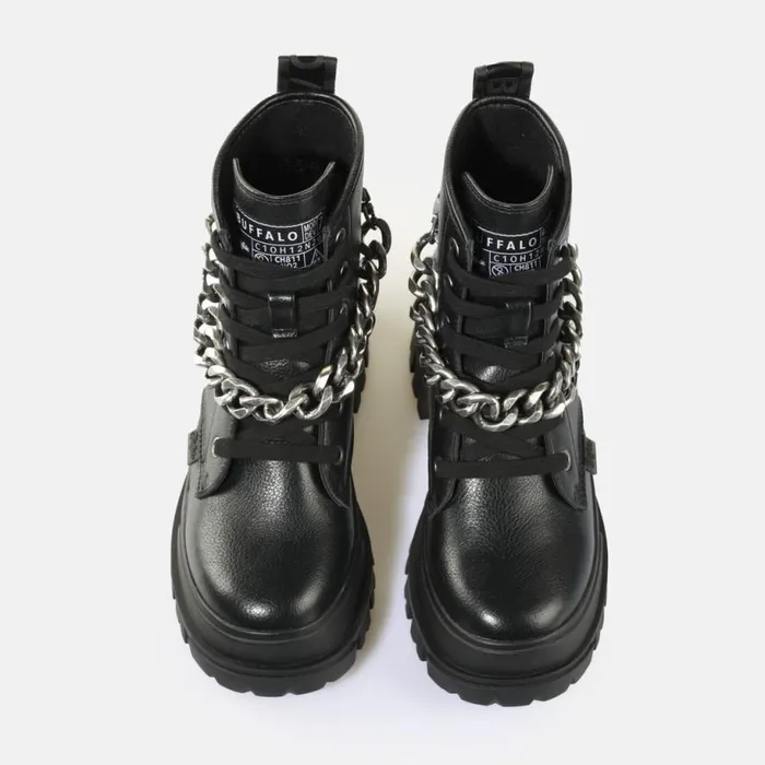 Shop Vegan Shoes BUFFALO Aspha Rld Chain Black