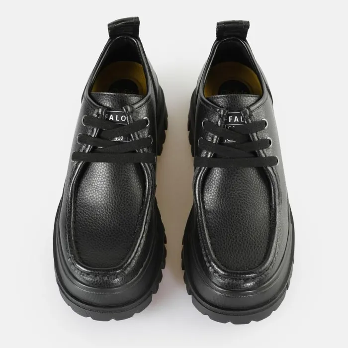Shop Vegan Shoes BUFFALO Aspha Wallaby BS Black