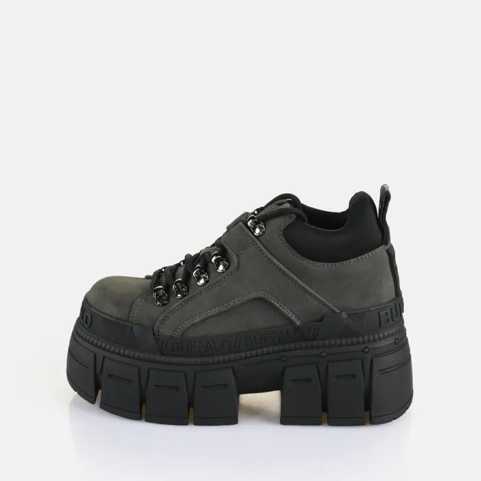 Shop Vegan Shoes BUFFALO Gospher Hike Lo Dark Grey