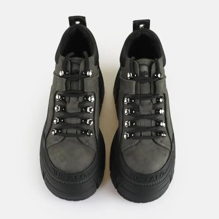 Shop Vegan Shoes BUFFALO Gospher Hike Lo Dark Grey