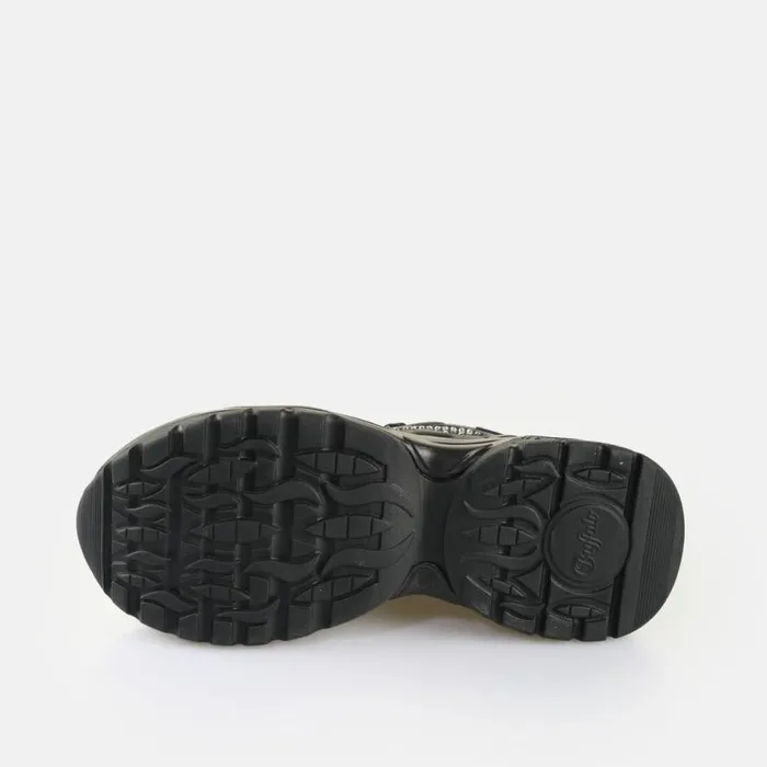 Shop Vegan Shoes BUFFALO Triplet Glam BS Blacksilver