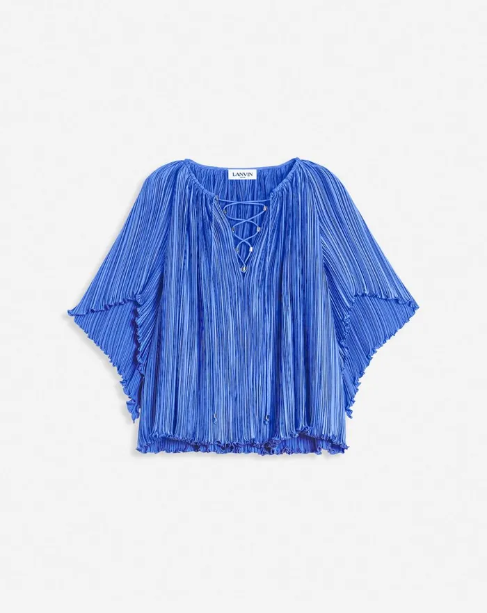 Shortsleeved Pleated Blouse Dream Women Lanvin Tops