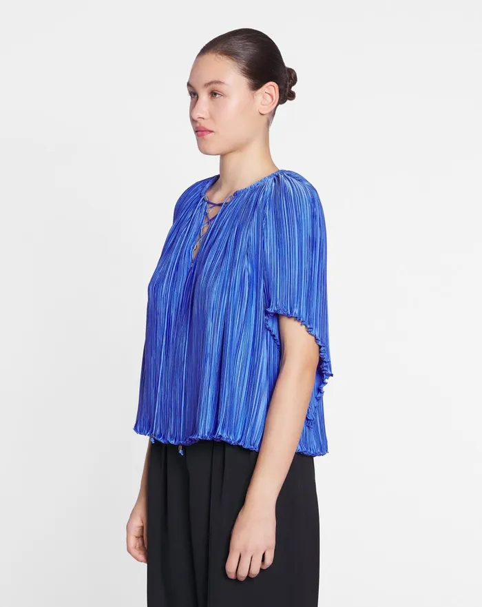 Shortsleeved Pleated Blouse Dream Women Lanvin Tops Shortsleeved Pleated Blouse Dream Women Lanvin Tops