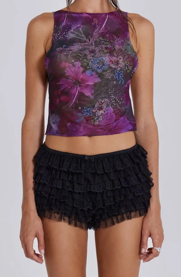 Shorts and Jorts Women Jaded London Rhea Lace Bloomer Shorts