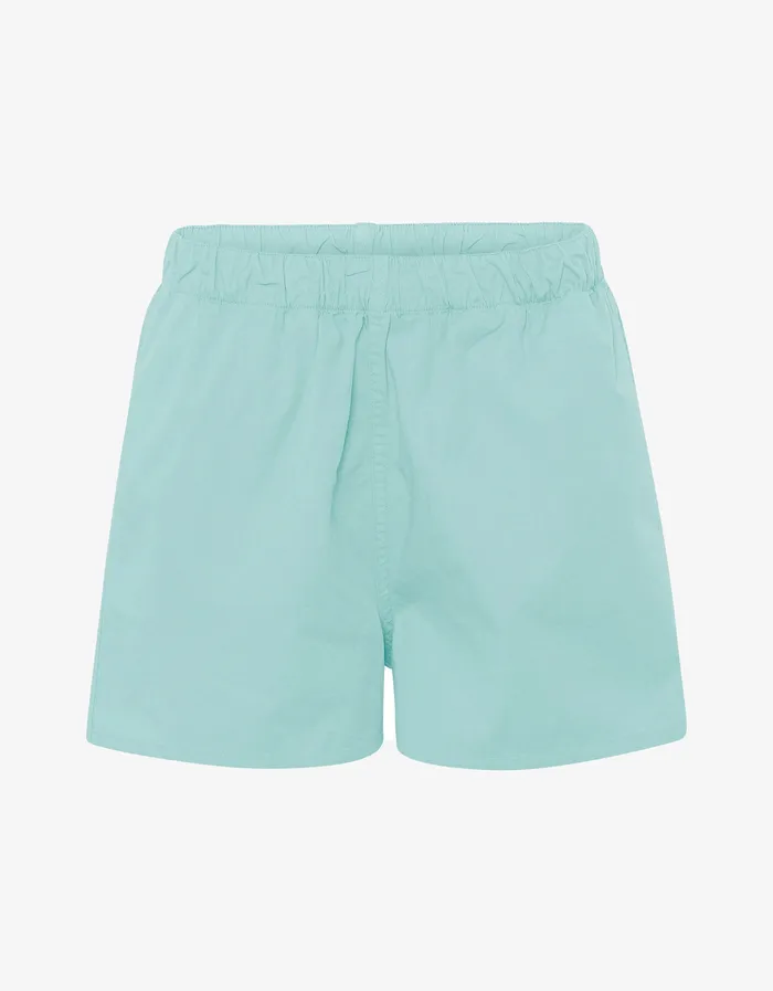 Shorts Women Colorfulstandard Women Organic Twill Shorts 8211 Teal Blue