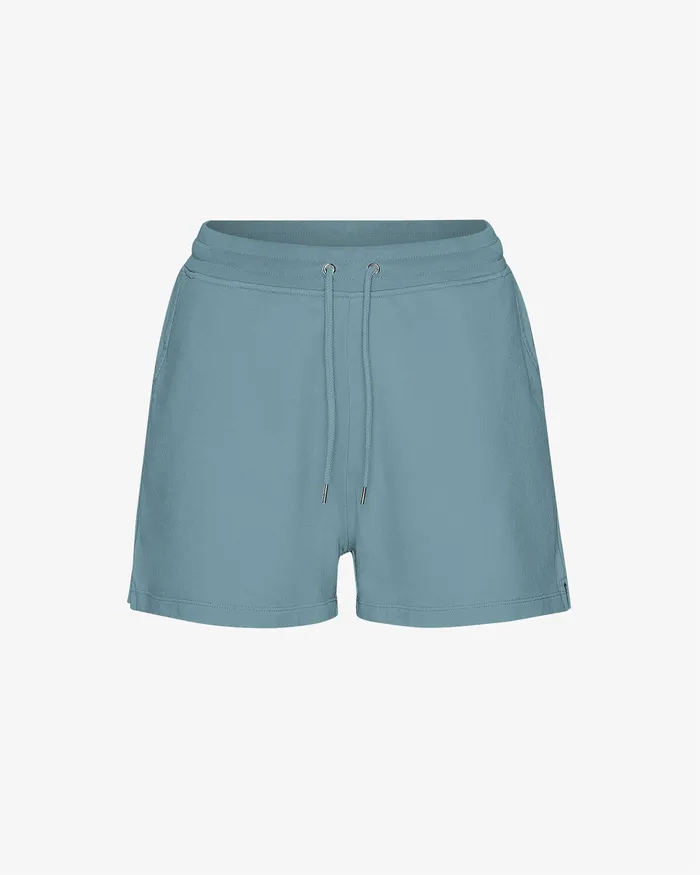 Shorts Women Organic Sweatshorts 8211 Stone Blue Colorfulstandard Women