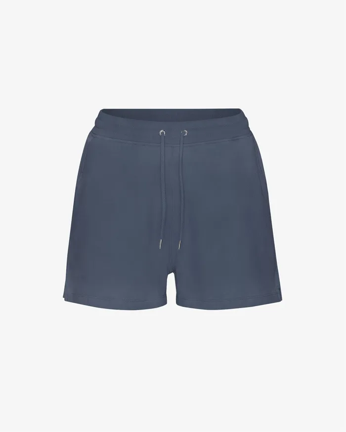 Shorts Women Women Organic Sweatshorts 8211 Neptune Blue Colorfulstandard