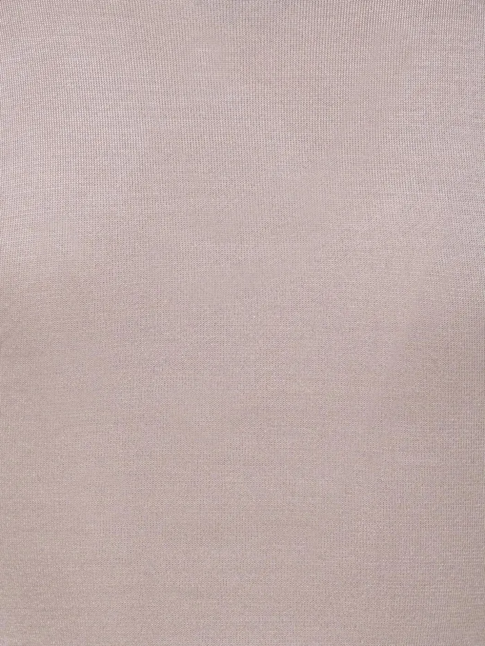 Silk Stretch Knit Tank Top Sand Women Akris Knitwear