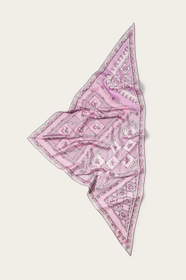 Silks Women PUCCI FestaPrint SilkTwill Scarf
